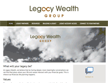 Tablet Screenshot of legacywealthsf.com